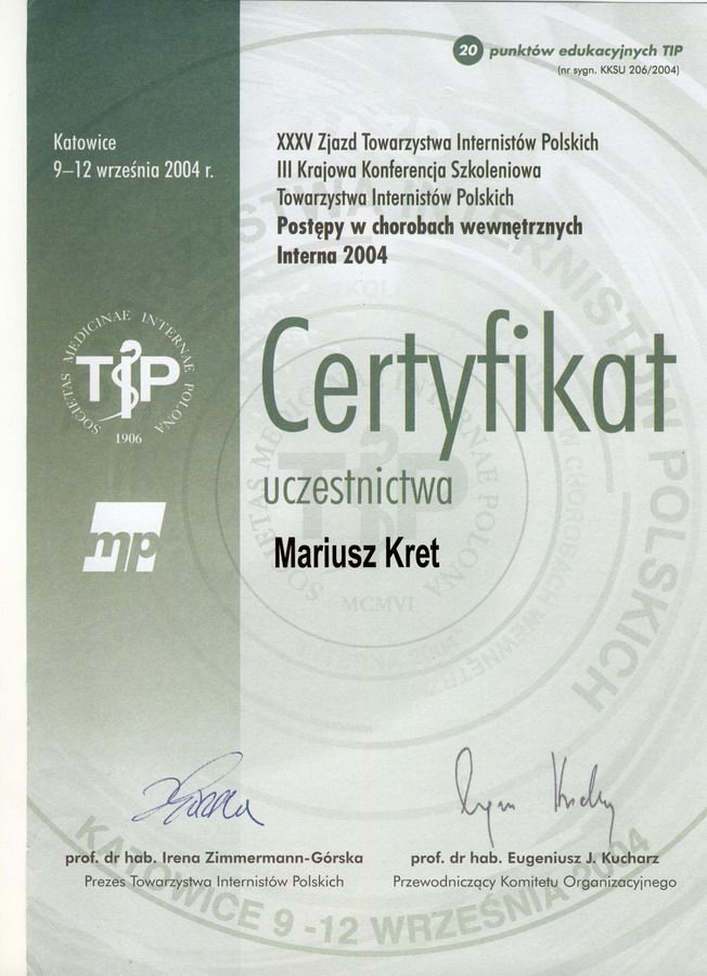 Kwalifikacje i certyfikaty